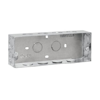 Havells Modular Flush Metal Gi Boxes for Coral, Pearlz & Oro