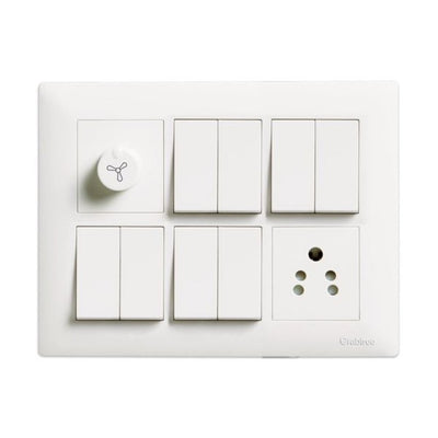 Havells Crabtree Combined Plate – Athena
