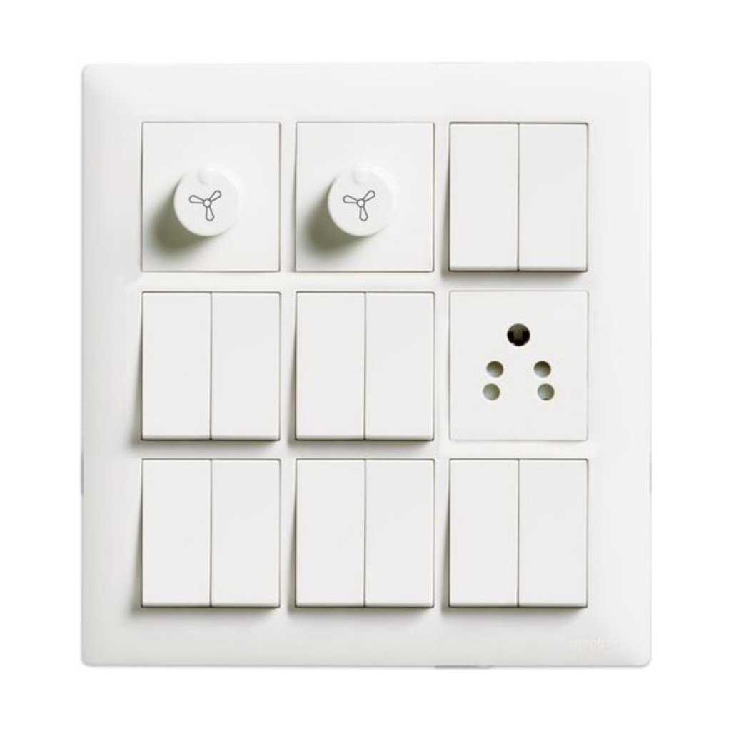 Havells Crabtree Combined Plate – Athena