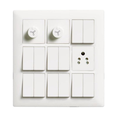 Havells Crabtree Combined Plate – Athena