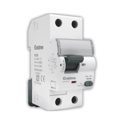 Crabtree Xpro RCCB ‘A’ Type DP 30 mA