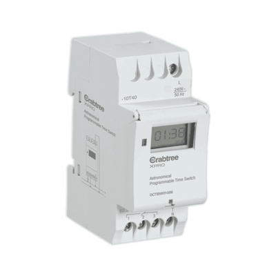 Crabtree Xpro Astronomical Weekly Programmable Time Switch