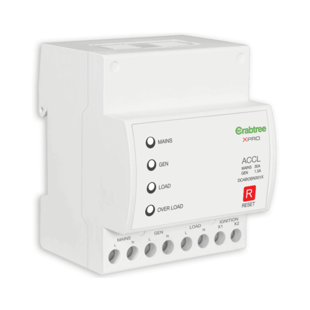 Crabtree Xpro Series Premium SPN ACCL Without Gen Start/Stop