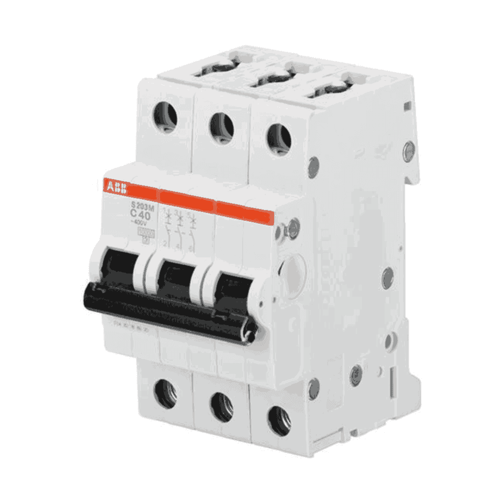 ABB C Curve Triple Pole MCB 10 kA S200M series