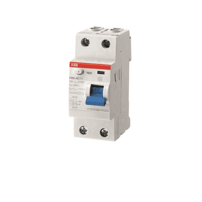 ABB RCCB 25-63A Two Pole F200 Series