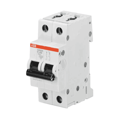 ABB MCB 0.5-63A 10 KA D Curve Douple Pole S200M Series