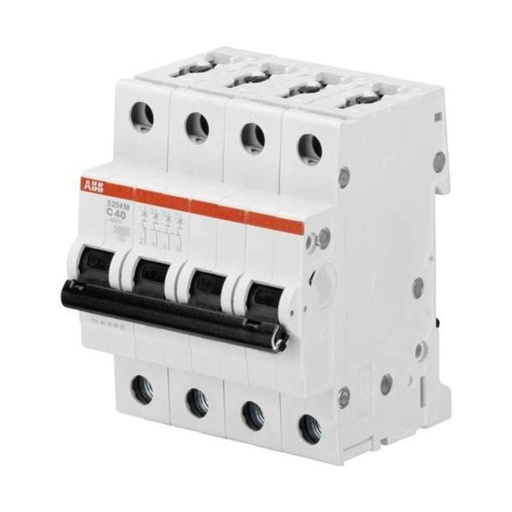 ABB MCB 0.5-63A 10 KA D Curve Four Pole S200M Series
