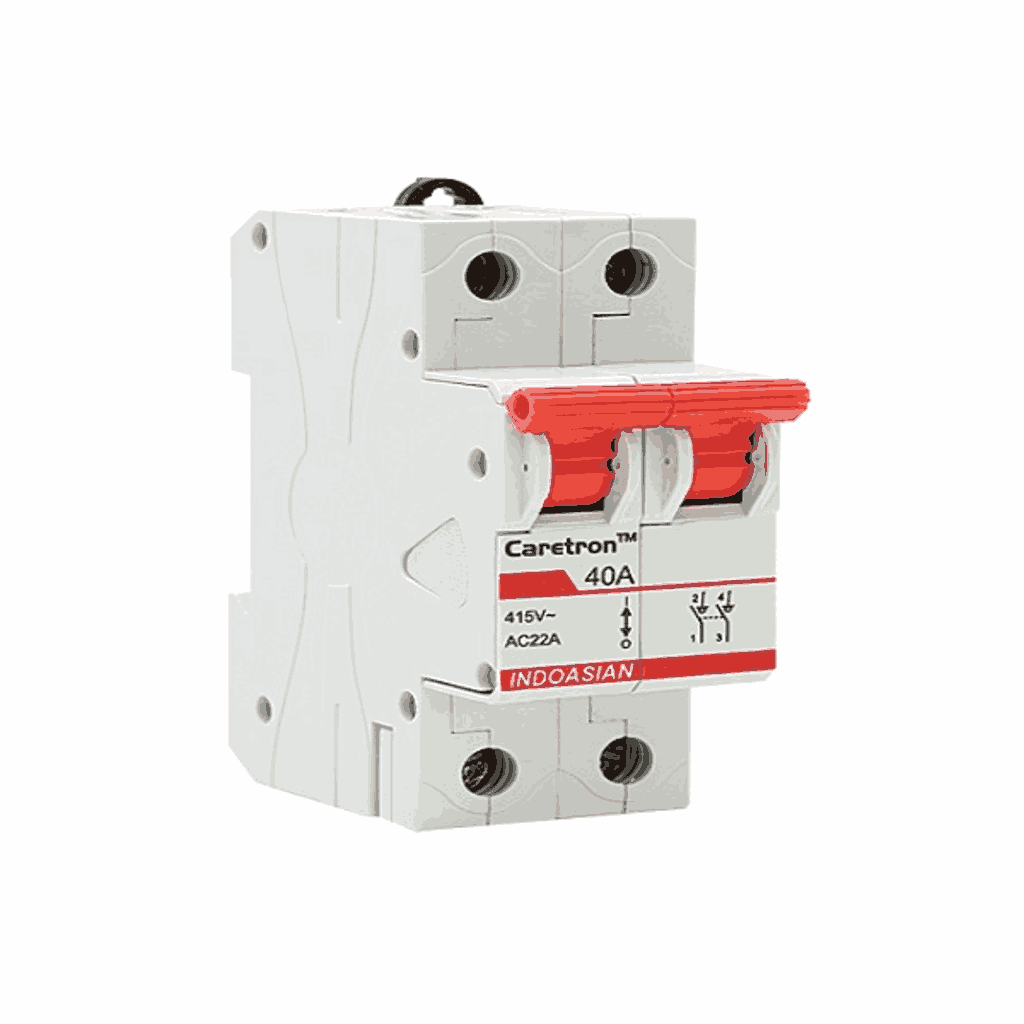 Indoasian Caretron isolator Double Pole 