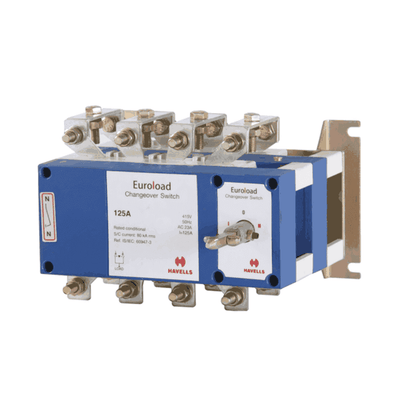 Havells Euroload On-Load Changeover  Switch with Advance Neutral 125-200A Four Ploe- Open Execution 