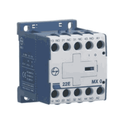 L&T Control Relays (Auxiliary Contactors) MXO Type For AC Control Standard Coil Voltage-24-220Hz
