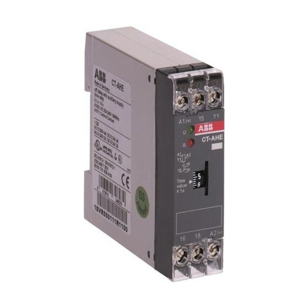 ABB Electronic ON Delay Timer 1 c/o 2 LED CT-AHE 