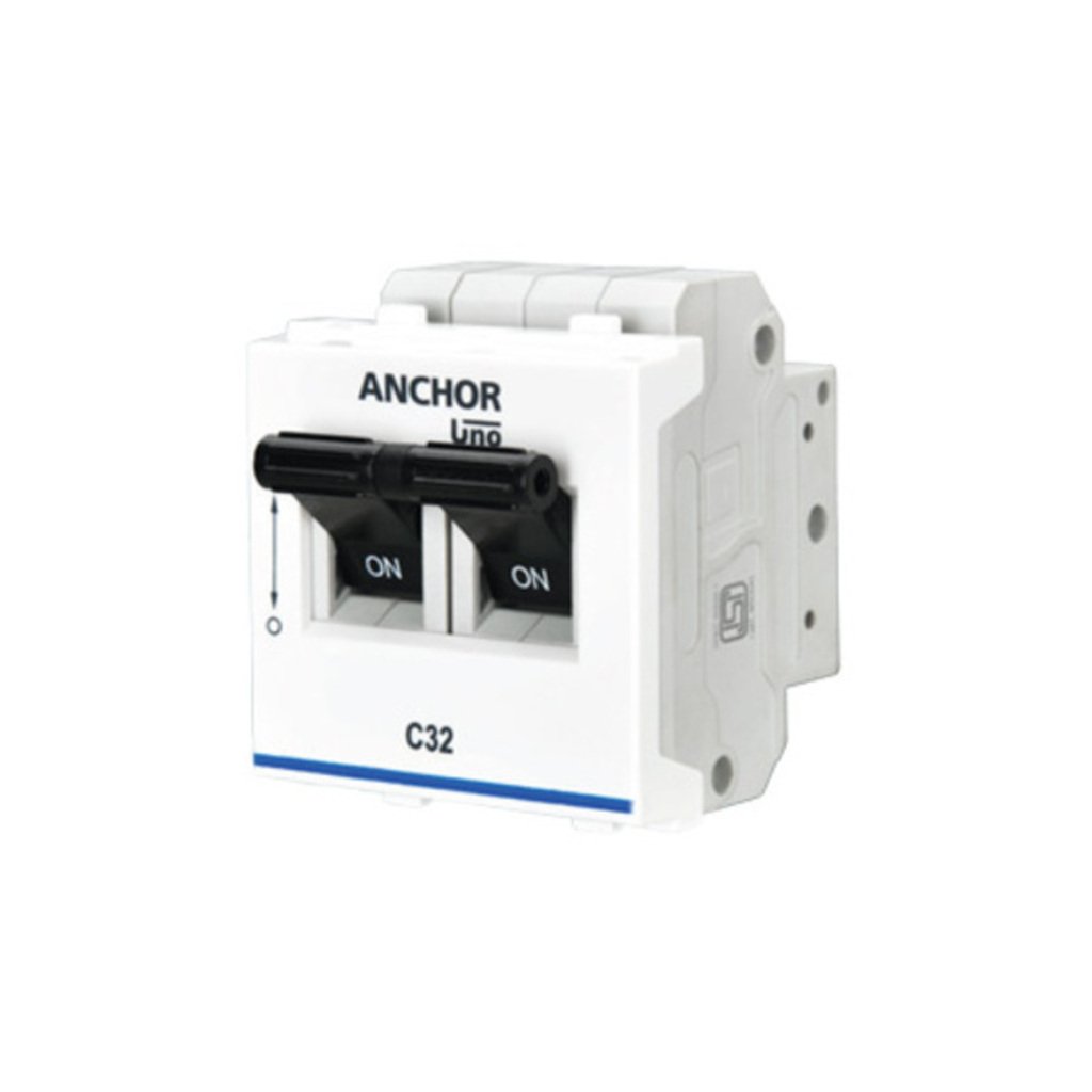 Anchor Penta DP C-Curve Mini Modular MCB 6A-32A 