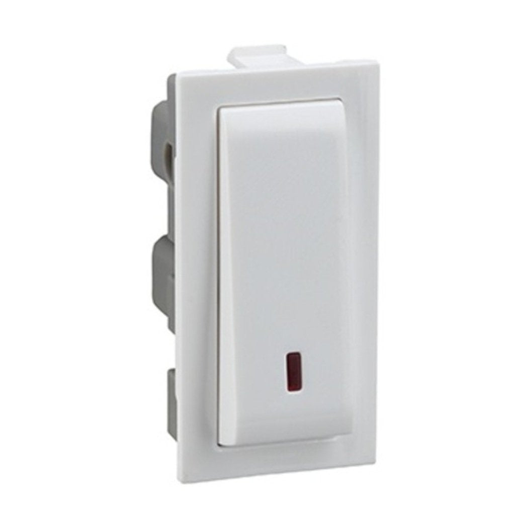 Legrand Britzy 25A SP switch With Indicator 1 Module 1 Way 6734 24