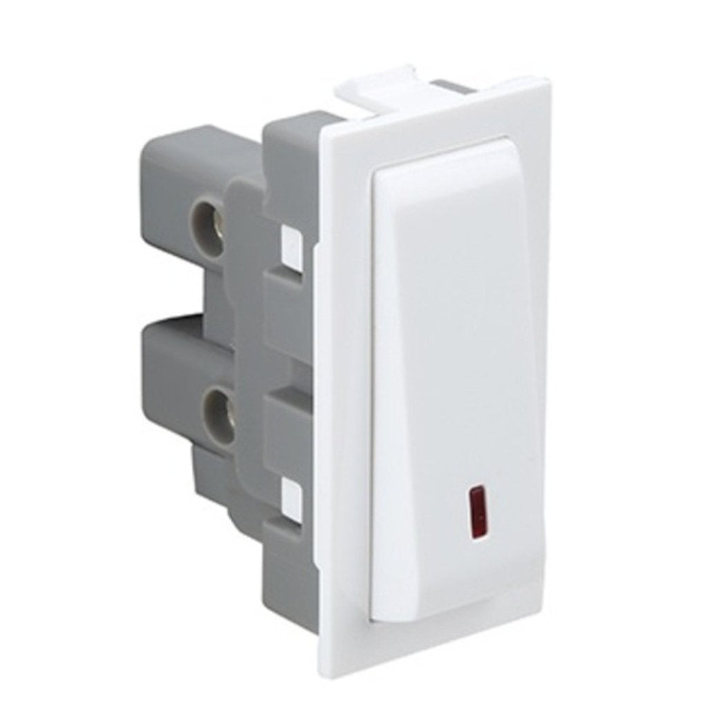 Legrand Britzy 25A SP switch With Indicator 1 Module 1 Way 6734 24