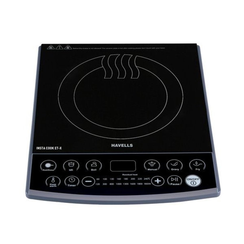 Havells Insta Cook ET-X Induction Cooktop 1900W GHCICAXK190 