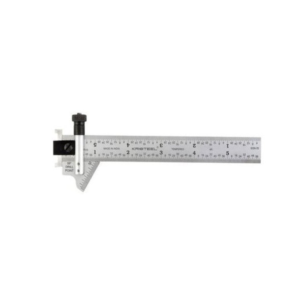 Kristeel Shinwa Hook Rule Cum Drill Point Gauge Assembly HRDPG 