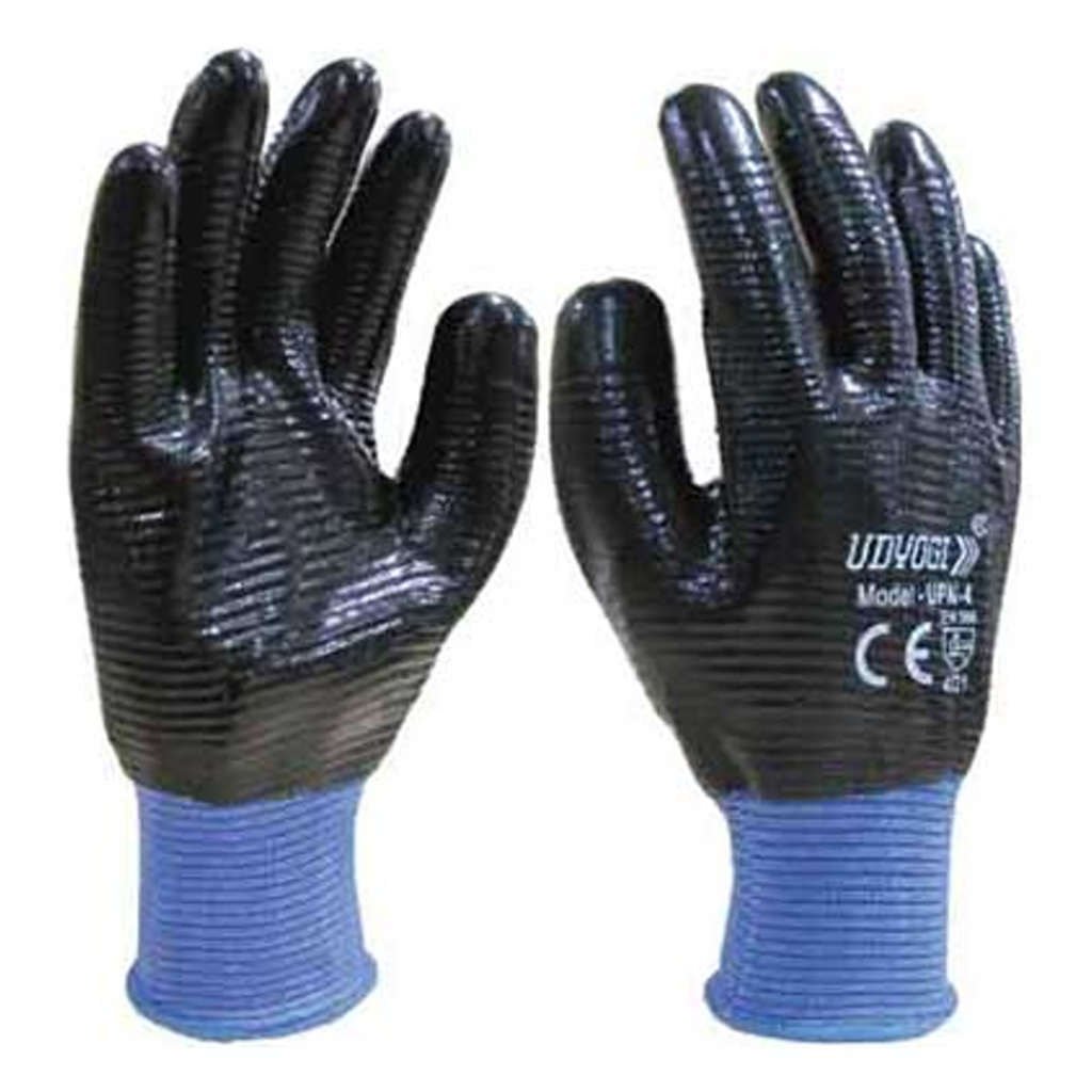 Udyogi Nitrile Coated Nylon Gloves UPN4 