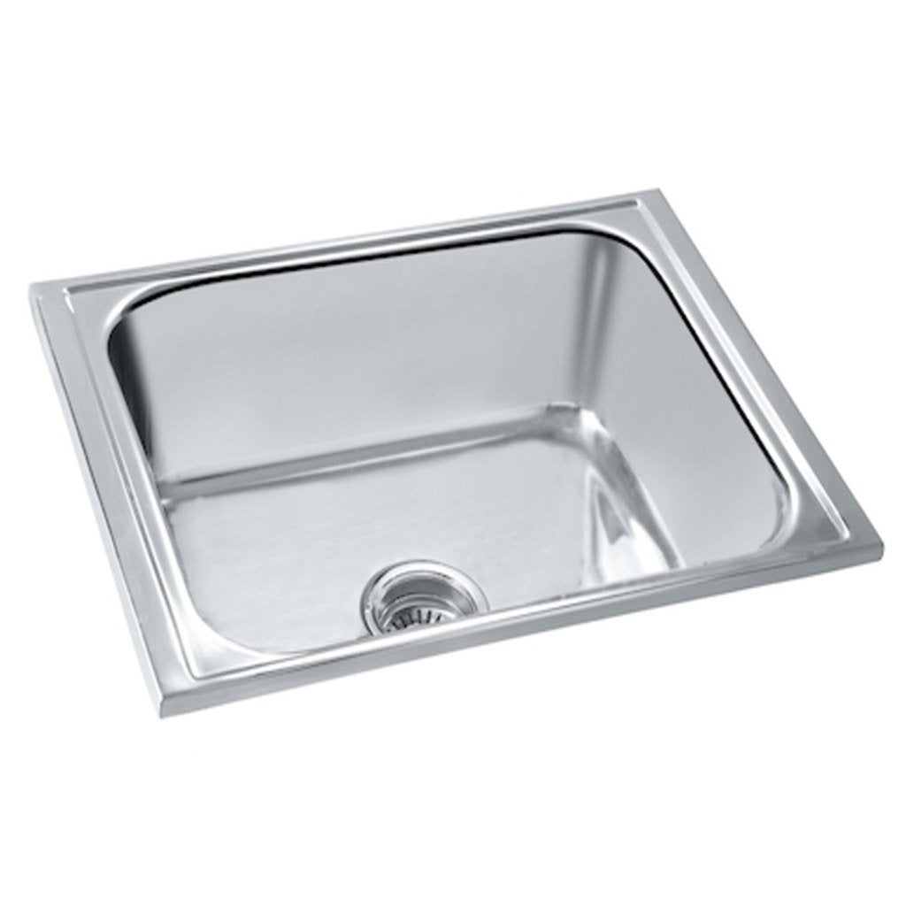 Parryware Coral Single Bowl Sink Folded Edge Gloss Finish C852399 