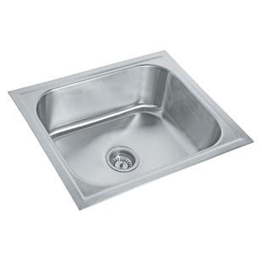 Parryware Coral Single Bowl Sink Folded Edge Gloss Finish C855481 