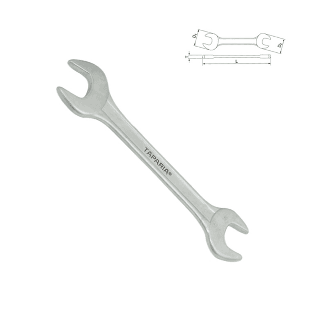 Taparia Double Ended Spanner – Chrome Plated