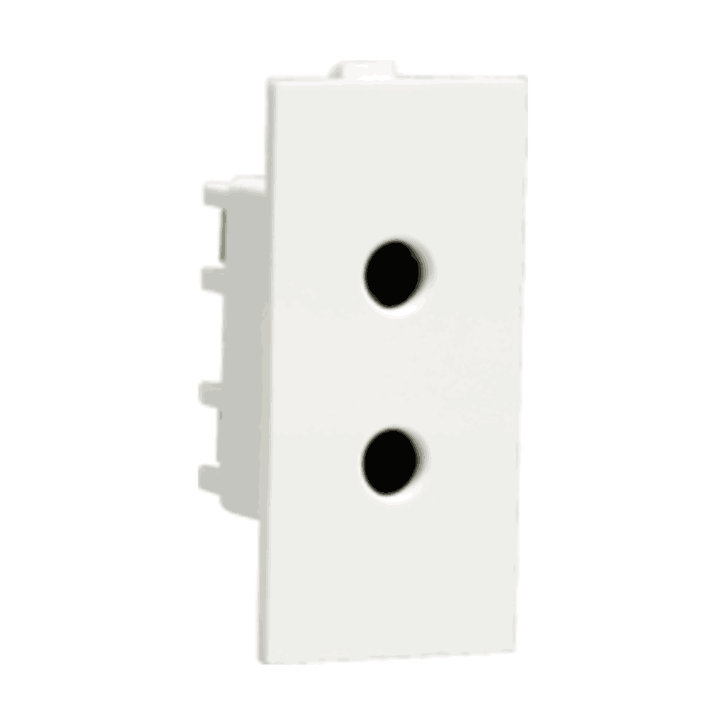 Havells Crabtree Athena 6A 2 Pin Shuttered Socket ACAKSXW062