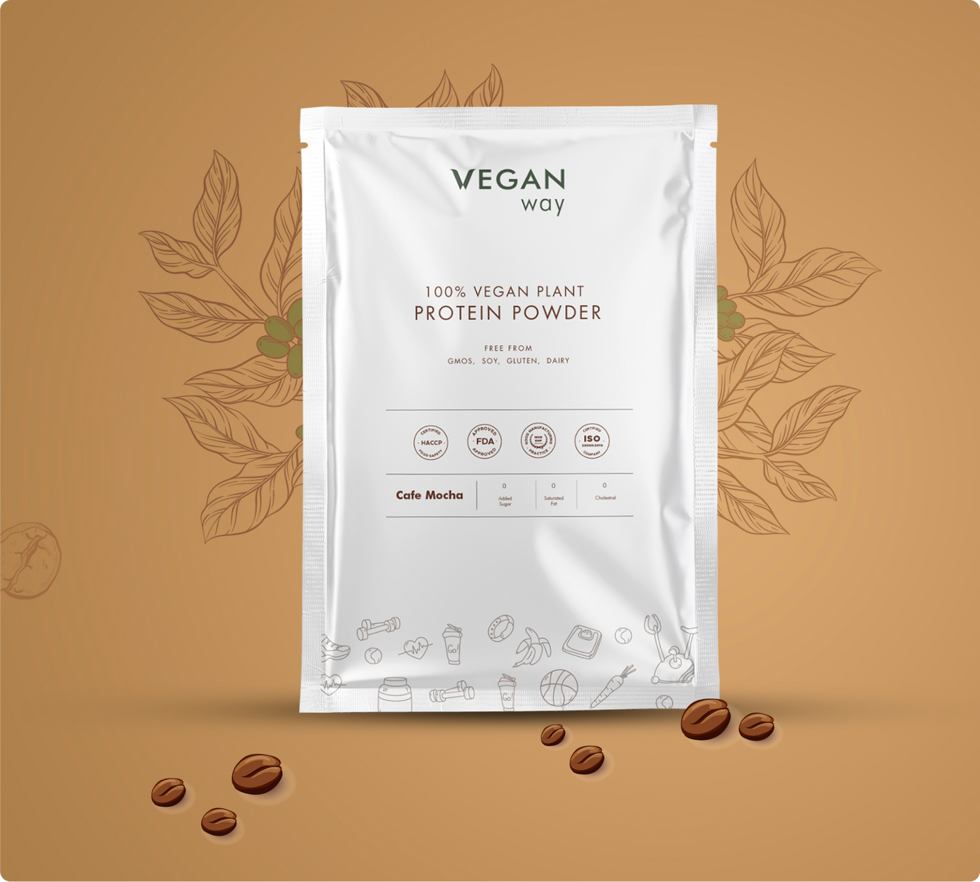 100% Vegan Plant Protein Powder